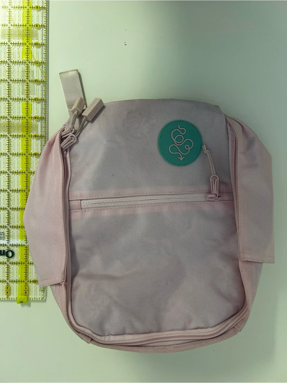 Baboon to the Moon Neon Green Waist Bag and Pink Mini Backpack Bag Duo